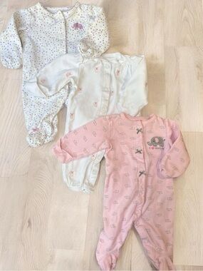 Carter’s Bundle Baby Girls’ One-Piece Newborn Sleepers